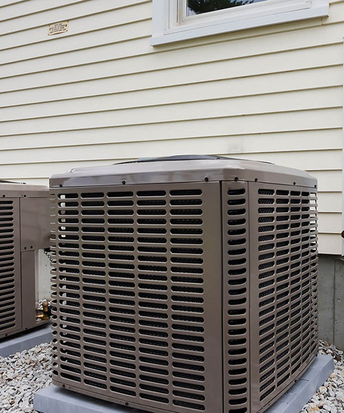Residential air conditioning system service at a home in the Huntsville area